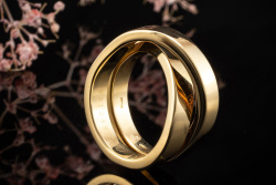Cartier Paris Ring Nouvelle Vague Neuwertig in 750er Gelbgold Größe 53
