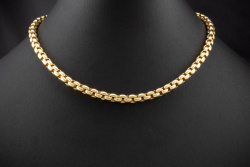 Fope Klassische Collier Kette Flexibel in Gelbgold 750 43,5 cm x 6,3 mm