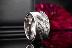 Chopard Ring Chopardissimo Drehring mit Brillanten in Weißgold OVP Gr 55