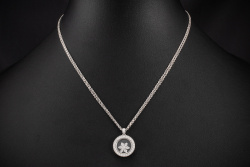 Chopard Collier Kette Happy Snowflake Schneeflocke Diamanten in Weißgold