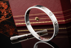 Cartier Love Armreif Armband Bracelet in 750er Weißgold Gr. 16 Full Set
