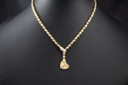 Piaget Collier Y-Kette Juliette Yin Yang Herz Diamanten in Gelbgold 750