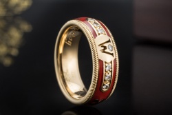 Wellendorff Ring Unikat 1989 Sammlerstück aus prominentem Familienbesitz