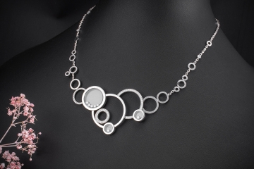 Chopard Happy Diamonds Dreams Collier Kette mit Brillanten in Weißgold