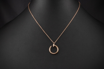 Cartier Collier Juste un Clou Nagel mit Brillanten wie neu 750er Rotgold