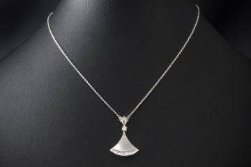BVLGARI Divas Dream Halskette Collier mit Diamanten in Weißgold Full Set