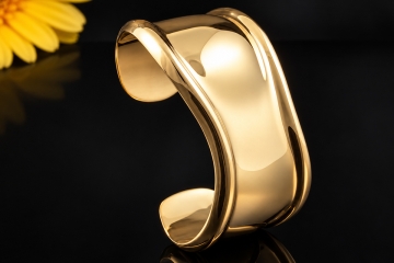 Tiffany Elsa Peretti Bone Cuff Armreif Armspange Small in 750er Gelbgold