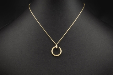 Cartier Collier Juste un Clou Nagel mit Brillanten Gelbgold 750 Full Set