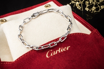 Cartier Armband Santos de Cartier Gliederarmband 18 cm in 750er Weißgold
