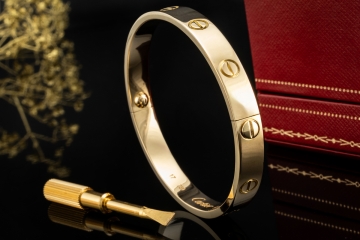 Cartier Love Armreif Armband Bracelet in 750er Gelbgold Gr. 17 Full Set