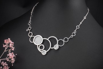 Chopard Happy Diamonds Dreams Collier Kette mit Brillanten in Weißgold