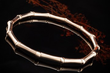 Al Coro Stretchy Armband Armreif ohne Verschluss flexibel Roségold 750