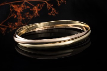 Cartier Armreif Trinity Klassisches Modell Gelbgold Rotgold Weißgold 750