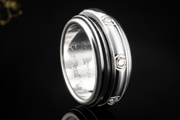 Piaget Ring Possession Drehring mit Diamanten massiv in 750er Weißgold