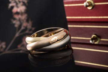 Cartier Trinity de Cartier Ring Klassisch in 750er Gold Tricolor Gr. 53