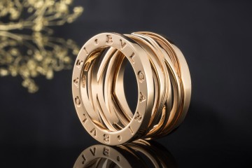 BVLGARI B.zero1 4-Band Ring Sonderedition Zaha Hadid 55 in Roségold 750