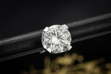 H.Stern Solitär Ohrstecker Ohrring einzeln Diamant 1,51 Ct. Weißgold 750