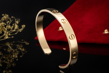 Cartier Love Armspange Armband Armreif Klassisch in Gelbgold 750 Gr. 17
