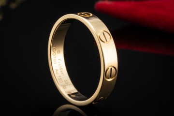Cartier Love Ring Kleines Modell in Gelbgold 750 Trauring Größe 52