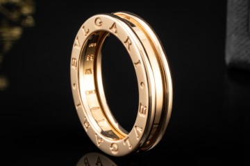 BVLGARI B.zero1 1-Band Ring Klassisch in 750er Roségold Größe 55 OVP