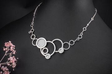 Chopard Happy Diamonds Dreams Collier Kette mit Brillanten in Weißgold