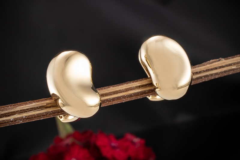 Tiffany & Co. Ohrringe Ohrclips Elsa Peretti Beans Clips in Gelbgold 750 