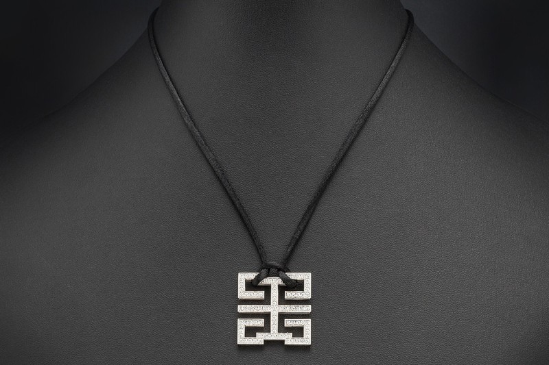 Cartier Collier Kiss of the dragon mit Diamanten Wishknot 750er Weißgold 