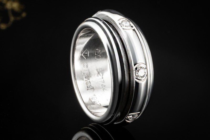 Piaget Ring Possession Drehring mit Diamanten massiv in 750er Weißgold 