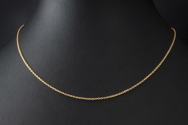 Chopard Kette Collier Gliederkette 38 / 40 / 42 cm Länge in Gelbgold 750 