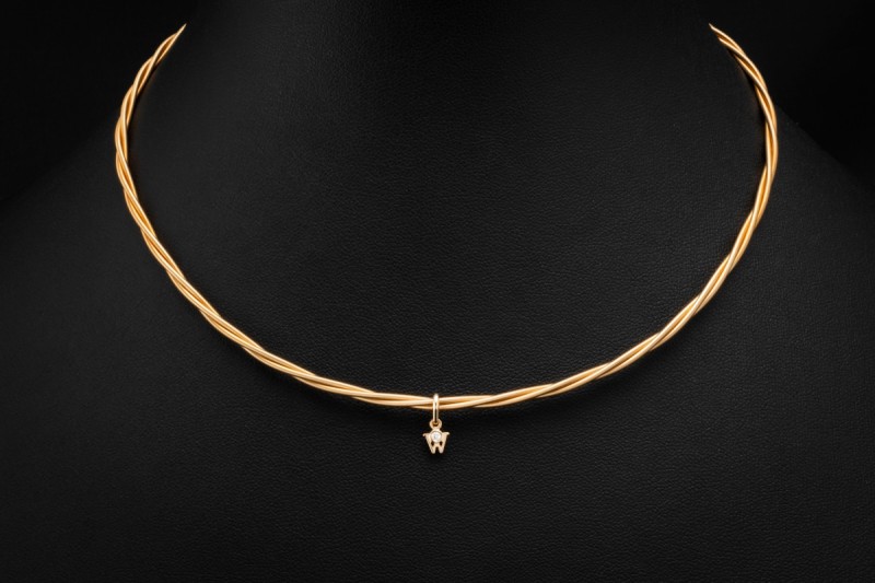 Wellendorff Collier Silky Seidenkordel Kette Gelbgold 750 Full Set 2025 