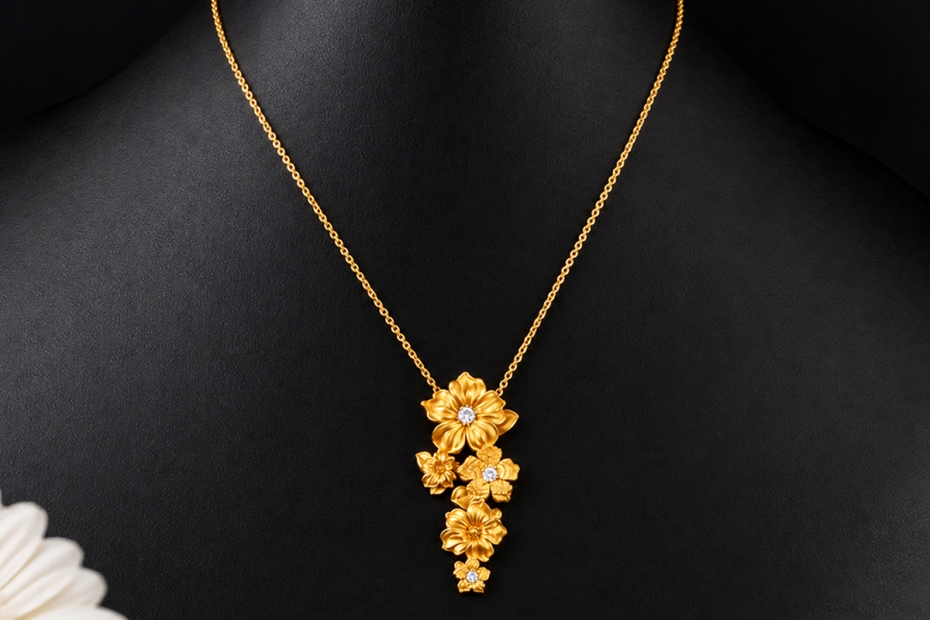 Carrera y Carrera Collier Kette Emperatriz Medium mit Diamanten Gold 750 