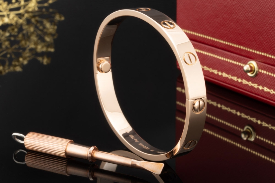 Cartier Love Armreif Armband Bracelet in 750er Roségold Größe 16 OVP 