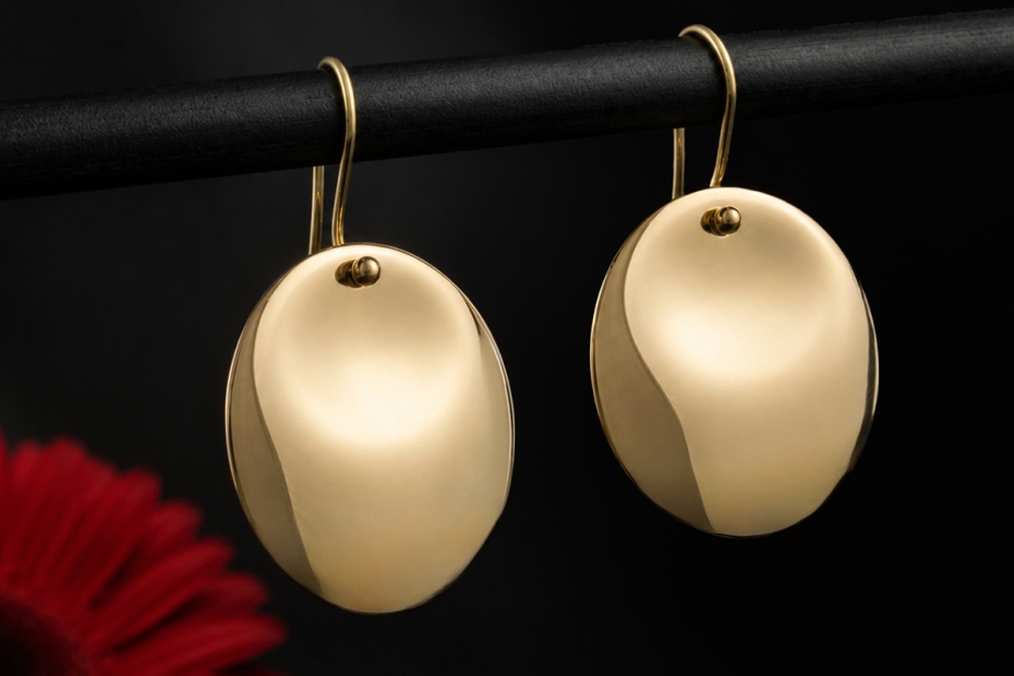 Tiffany & Co. Runde Ohrringe by Elsa Peretti Hochglänzend 750er Gelbgold 