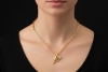 Panthère de Cartier Collier Spartacus Kette Anhänger 750er Gold Full Set 