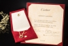 Cartier Love Collier Kette mit Anhänger 2 Diamanten in 750er Gelbgold 