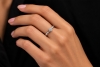 Tiffany & Co. Harmony Solitär Ring mit Diamant 0,37 Ct. 950er Platin OVP 