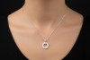 Bvlgari Bvlgari Halskette Collier Kette Anhänger Diamant 750er Weißgold 