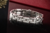 Cartier Armband Maillon Panthère mit 48 Diamanten Weißgold 750 18,5 cm 