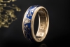 Wellendorff Ring vergissmeinnicht Drehring Diamant Gelbgold 750 Gr. 55,5 