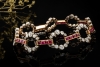 Antikes Armband Vintage Diamanten und Rubine detailverliebt in Gelbgold 