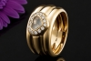 Chopard Happy Diamonds Vintage Ring Herz mit Diamanten in 750er Gelbgold 