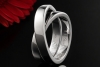 Cartier Paris Ring Nouvelle Vague Neuwertig in 750er Weißgold Größe 54 