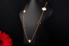 Zoccai 1839 Venice Collier mit geflochtenem Perlmutt in 750er Roségold 