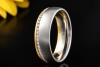 Christian Bauer Memoire Bandring mit Diamanten Platin 950 & Gelbgold 750 