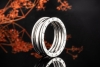 BVLGARI B.zero1 2-Band Ring beweglich in 750er Weißgold Größe 59 Bulgari 