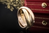 Cartier Trinity Ring Klassisch mit 15 Diamanten Gold 750 Gr. 53 Full Set 
