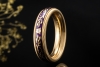 Wellendorff Ring Veilchen Fantasie Lila Drehring 1 Diamant Gelbgold 750 