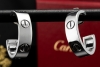 Cartier Ohrringe LOVE Creolen Ohrstecker Klassisch in 750er Weißgold OVP 