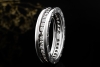 BVLGARI B.zero1 1-Band Memoire Ring Diamanten in 750er Weißgold Größe 54 