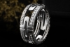BVLGARI Parentesi Ring mit Diamanten in 750er Weißgold OVP Größe 55 